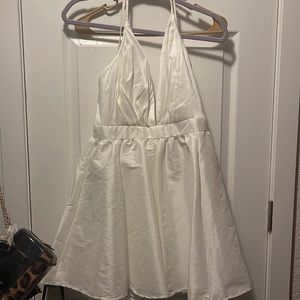 White fashion Nova dress